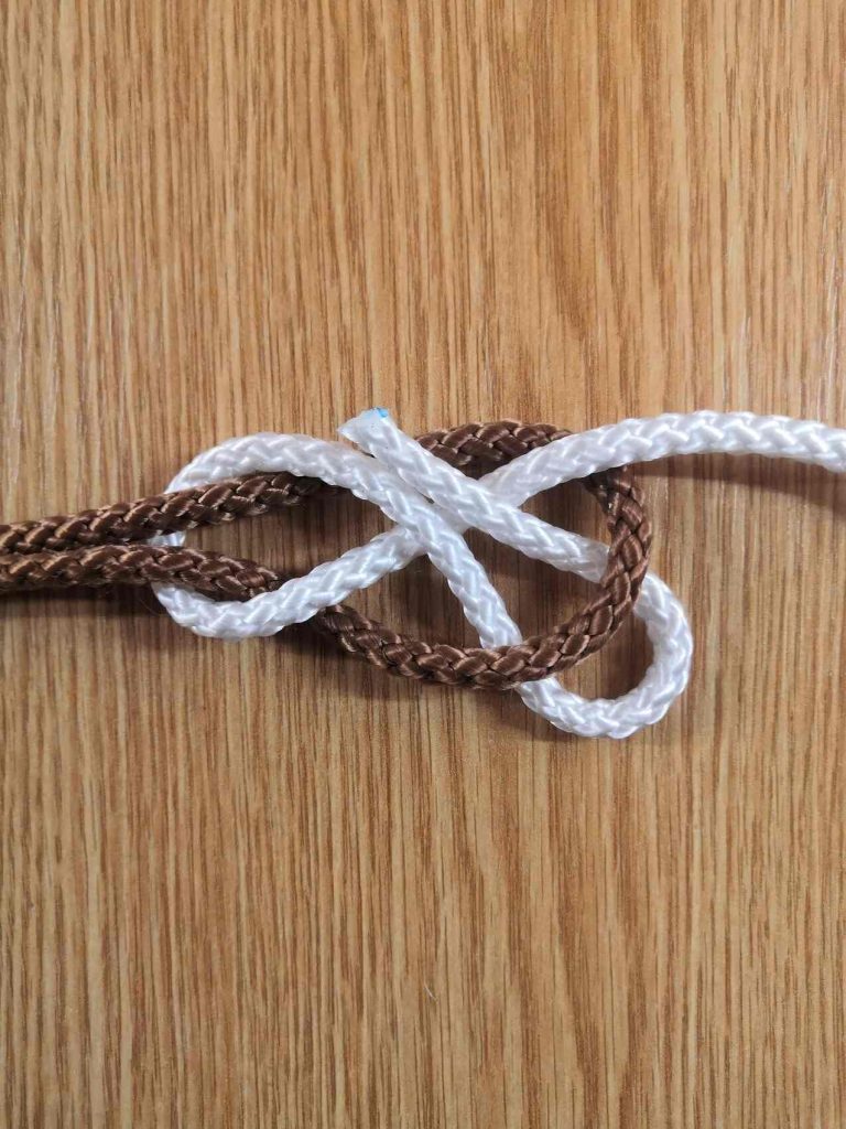 How to Tie "Lapp Knot" "false weaver's bend," "false sheet bend," "English Bowline"  "Girdle Knot."