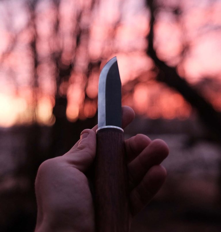 knife sunset